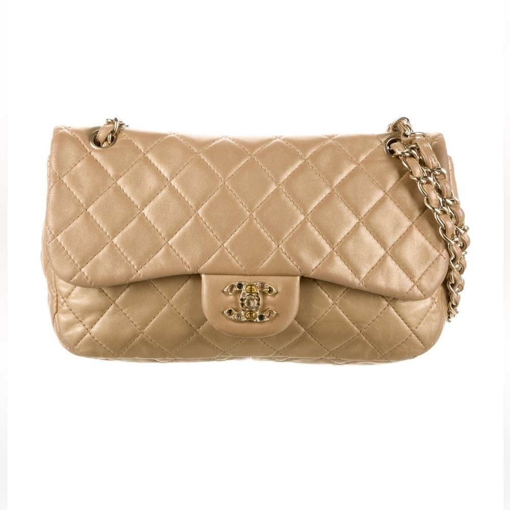 Beige Chanel Flap Bag​​​​​​​​​​​